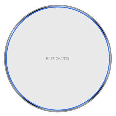 2020 New Fast 10w Round Charger Fast Cargador Inalambrico Qi Wireless Charging Pad Wireless Phone Charger for Iphone Samsung