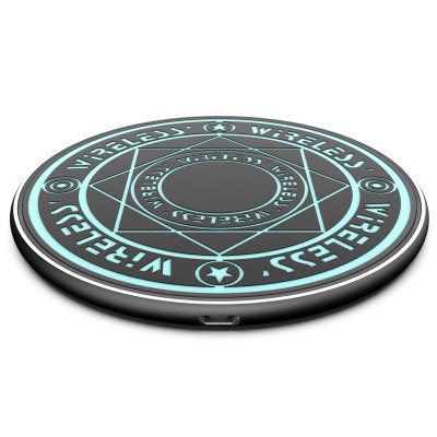 Universal Magic Array Wireless Smart Mobile Phone Charging Pad 10W Qi Wireless Fast Wireless Charger For iPhone Samsung